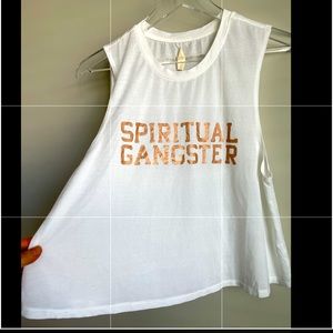 Spiritual gangster tank top size medium